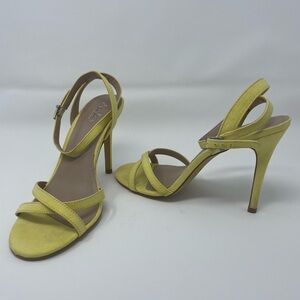 Yellow Strappy heels by Charles David. Size 9